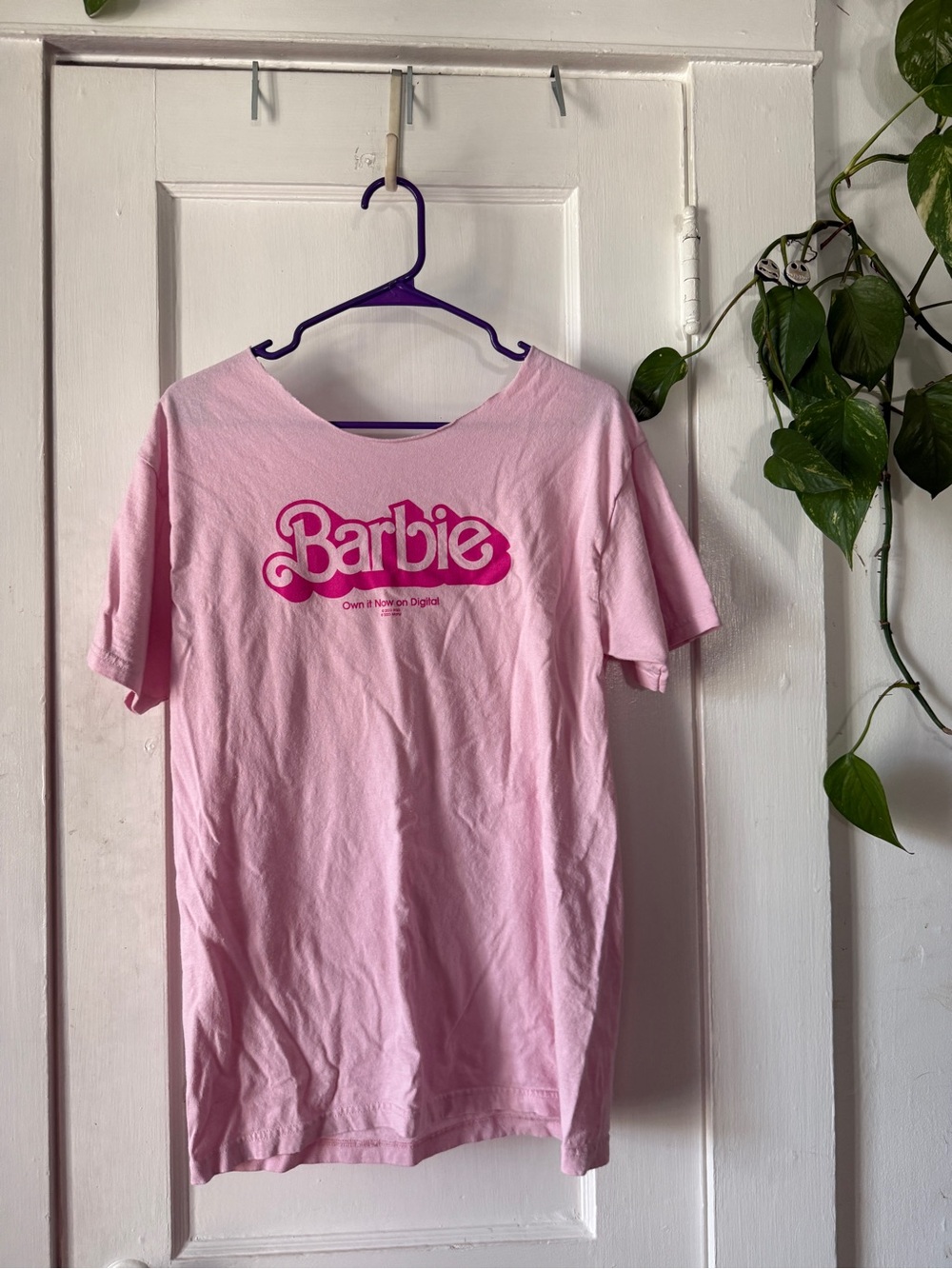Barbie 2023 Mattel Pink Logo T-Shirt